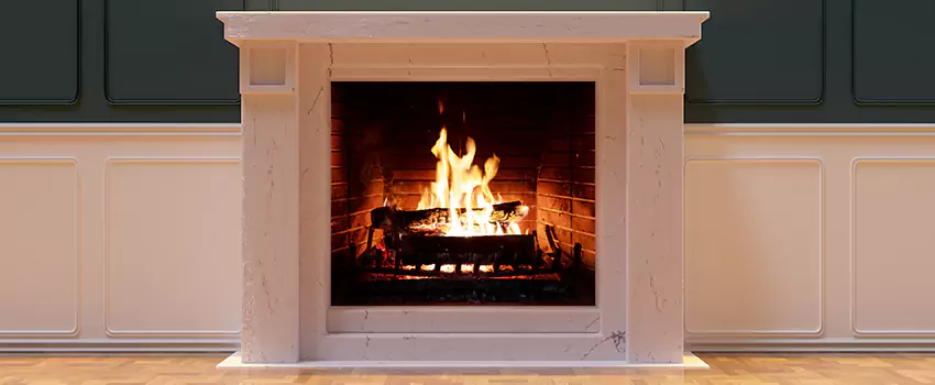 Decorative Electric Fireplace Installation in Brownsville, Texas