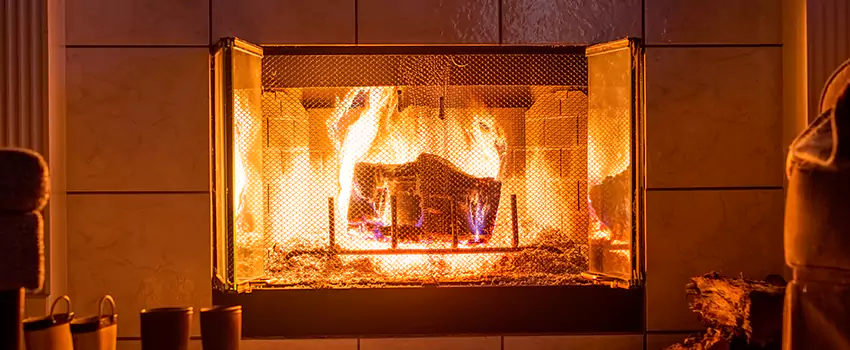 Mendota Hearth Landscape Fireplace Installation in Brownsville, Texas