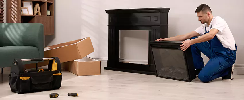 Old Rusted Metal Fireplace Repair And Replacement in Brownsville, TX